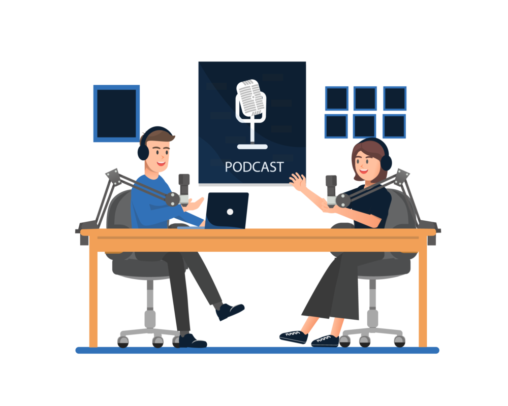 author's podcast booking services image